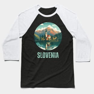 Slovenia Baseball T-Shirt